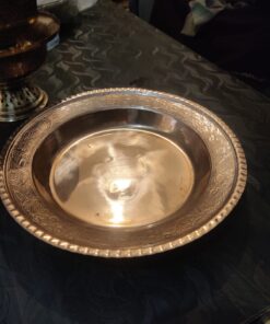 Alternative view of Kashmir Copperware Plates, Set of 6