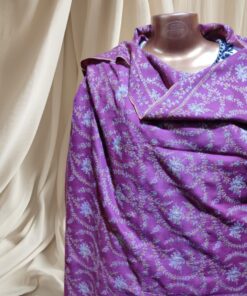 Pure Pashmina Shawl all over Jaali embroidery