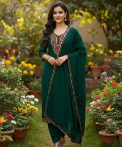 Alternative view of New Premium Collection – Hand Sozni Infused with Tilla Work Suits